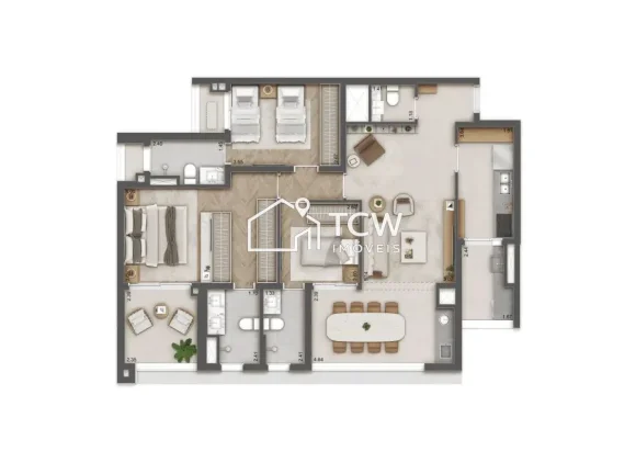 Imagem Apartamento à venda no bairro Cerqueira César - São Paulo/SP, Zona Sul