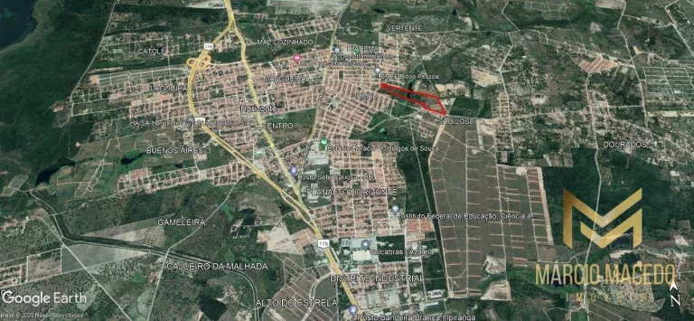Imagem Terreno à venda, 126859 m² por R$ 5.074.390,00 - São José - Horizonte/CE