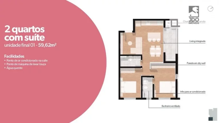 Imagem Apartamento a Venda no bairro Novo Mundo - Curitiba, PR