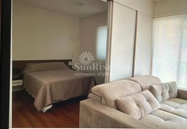 Imagem Apartamento mobiliado para alugar com 1 quarto e 1 vaga - 51 m² R$4.500,00 pacote Alphaville -SP