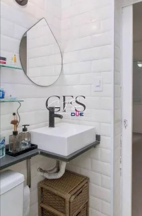 Imagem Apartamento com 2 dormitórios à venda, 79 m² por R$ 495.000 - Boqueirão - Santos/SP