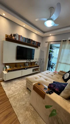 Imagem Apartamento de 2 Dormitórios sendo 1 suíte Porteira Fechada no bairro Canto do Forte - Praia Grande