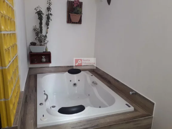 Imagem Sobrado para Venda em Santo André, Vila Valparaíso, 3 dormitórios, 1 suíte, 3 banheiros, 3 vagas