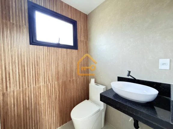 Imagem Casa nova à venda com 3 suítes, todas com closet, 2 salas. Villa Branca