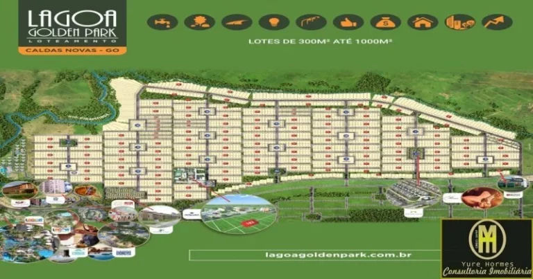 Imagem Lotes Parcelados Lagoa Golden Park 300 Metros Caldas Novas