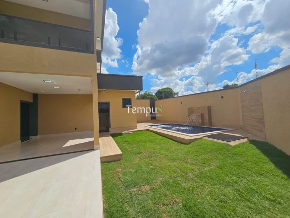 Imagem Sobrado Alto Padrão, 3 Suítes, Piscina com cascata, em Cardoso Continuação, Aparecida de Goiânia/GO