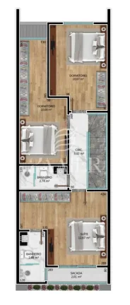 Imagem Casa Geminada com 3 quartos, Saguaçu - Joinville