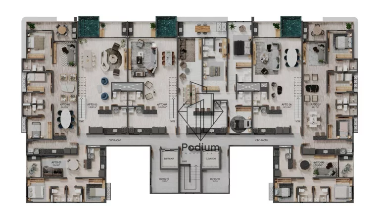 Imagem Apartamentos Duplex com varanda / sacada gourmet e Jacuzzi privativa a 200m da praia de Camboinha / Cabedelo - AP2007
