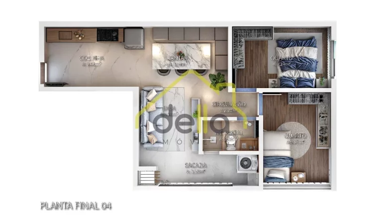 Imagem Parcele sua entrada neste Apartamento em construção no Santo Antonio !!