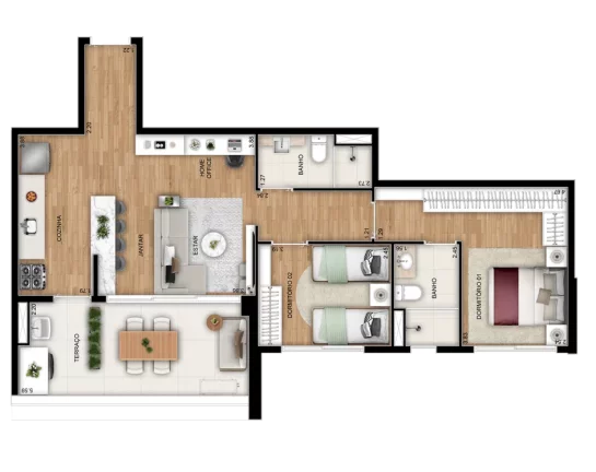 Imagem Apartamento à venda no bairro Parque Imperial - São Paulo/SP