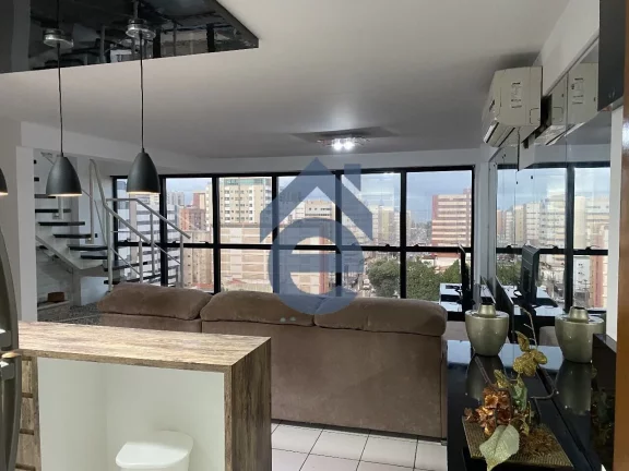 Imagem Apartamento cobertura duplex, nascente e à venda na Ponta Verde, 79m2, com pisci