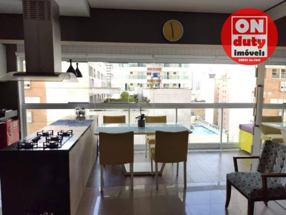 Imagem Apartamento com 1 dormitório à venda, 57 m² por R$ 830.000,00 - Gonzaga - Santos/SP