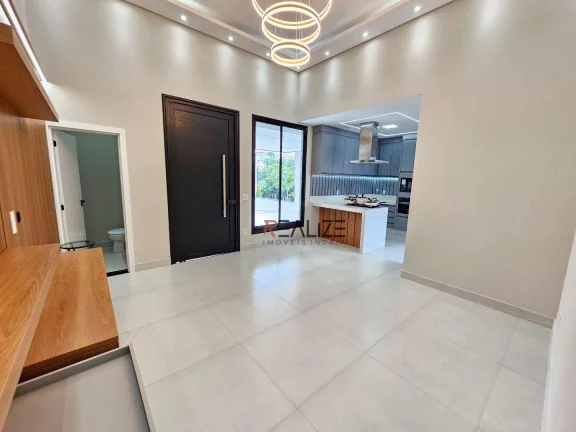 Imagem Casa moderna e planejada em todos os ambiente, 3 suítes à venda por R$ 1.300.000 - Condomínio Fechado - Indaiatuba/SP