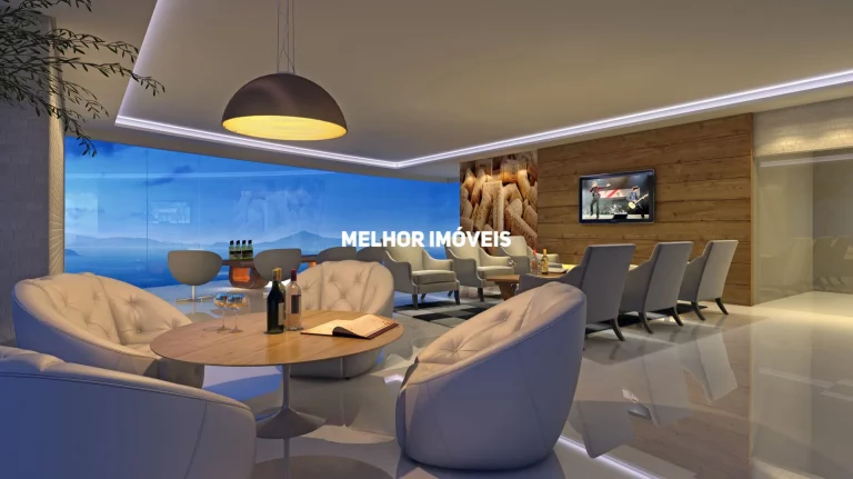 Imagem One Tower apartamentos amplos na beira-mar na Avenida Atlântica em Balneário Camboriú.