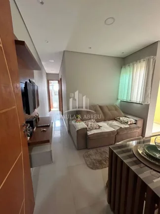 Imagem Apartamento 2 Dormitórios, quintal no 1° andar, 1 vaga em Utinga, Santo André