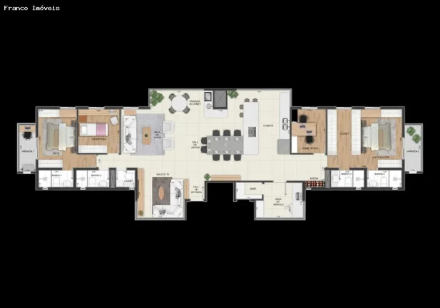 Imagem Apartamento Garden para Venda em Santo André, Vila Floresta, 3 dormitórios, 1 suíte, 2 banheiros, 2 vagas