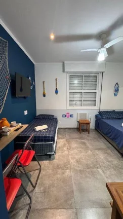 Imagem Apartamento à venda, 28 m² por R$ 300.000 - Embaré - Santos/SP