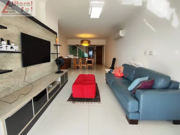 Imagem Cobertura de luxo à venda em Praia Grande-SP, Canto do Forte: 3 quartos, 3 suítes, 3 salas, 4 banheiros, 3 vagas de garagem, 300m²!