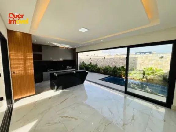 Imagem Luxuosa casa em condomínio à venda em Ribeirão Preto-SP, Residencial Alto do Castelo, 3 quartos, 3 suítes, 3 salas, 5 banheiros, 4 vagas, 225m².