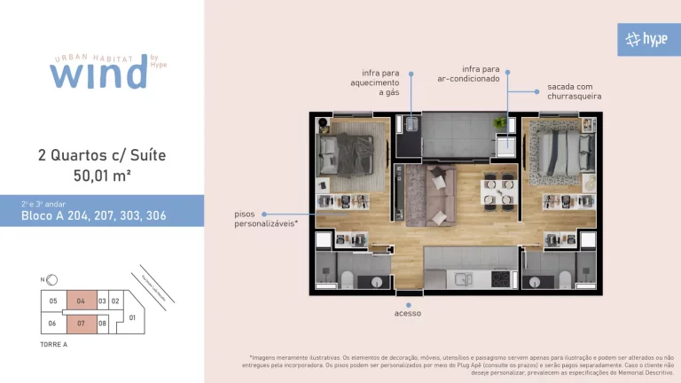 Imagem WIND - SEU NOVO APARTAMENTO EM SANTA FELICIDADE