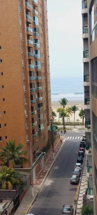 Imagem Espetáculo de apartamento 3dorm no Canto do Forte com Vista Mar