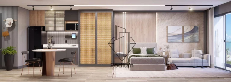 Imagem Flats estilo Studio térreo com área privativa a beira mar da praia de Intermares - FL0384