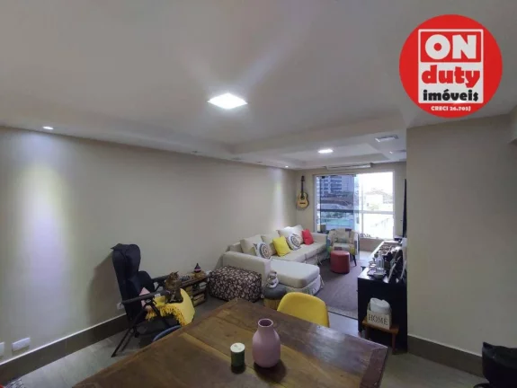 Imagem Apartamento com 3 dormitórios à venda, 117 m² por R$ 815.000,00 - Ponta da Praia - Santos/SP