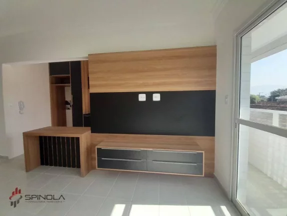 Imagem Apartamento com 2 dormitórios à venda, 57 m² por R$ 410.116,00 - Mirim - Praia Grande/SP