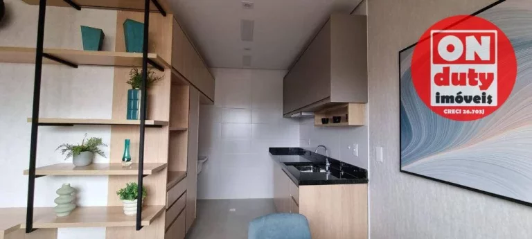 Imagem Apartamento com 1 dormitório à venda, 44 m² por R$ 640.000,00 - Ponta da Praia - Santos/SP