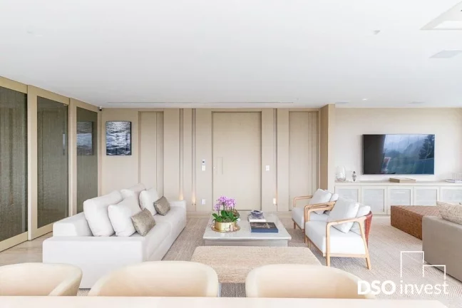 Imagem Com projeto da renomada arquiteta Fernanda Negrelli, esse apartamento de 229m2 imprime de forma harm...
