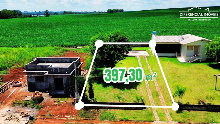 Terreno de 397,30 m² no Loteamento Espelho das Águas – Santa Clara do Ingaí, Qui