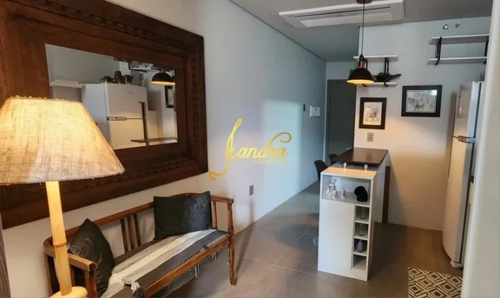 Imagem Apartamento loft(JK) com box e infra Mobiliado e decorado