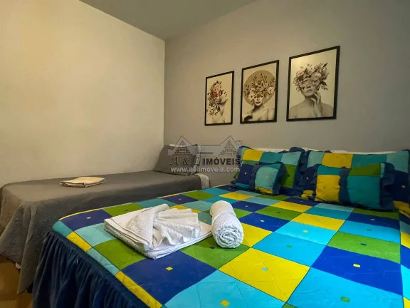 Imagem Apartamento 2 dorms. Reali Fiori — varanda, Airbnb | Campos do Jordão