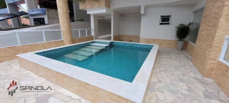 Imagem Apartamento com 2 dormitórios à venda, 63 m² por R$ 450.000,00 - Vila Caiçara - Praia Grande/SP