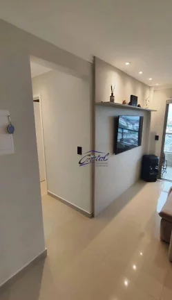 Imagem Apartamento com 2 dormitórios à venda, 73 m² por R$ 670.000 - Boqueirão - Praia Grande/SP