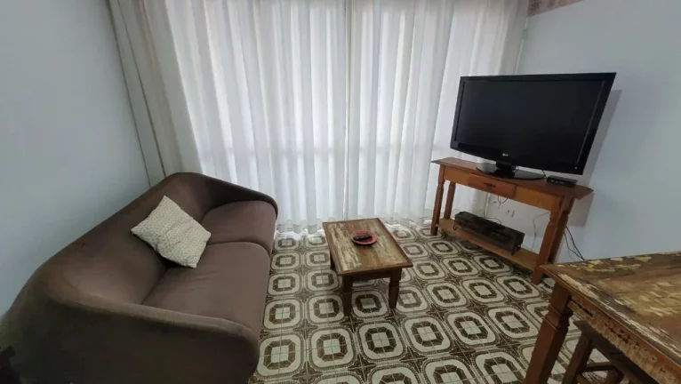 Imagem Apartamento com 1 dormitório à venda, 55 m² - Pitangueiras - Guarujá/SP