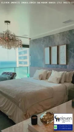 Imagem DAZUR Odebrecht | Frente Mar | Torre LUNE | 4 suítes com 235m² | Varanda Gourmet integrada à Sala | Nascente total | Oportunidade | 4 garagens