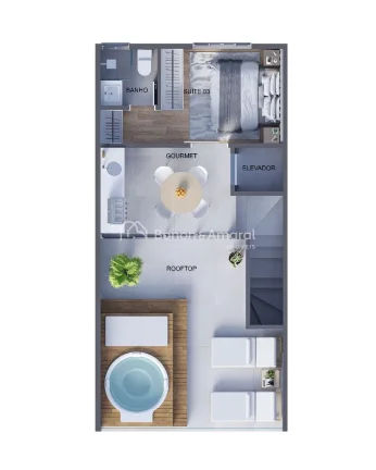 Imagem Sobrado 2 quartos, 2 suítes, sala, 2 banheiros, com elevador e espaço gourmet.

Apresentamos um ma...