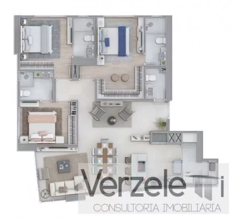 Imagem Apartamento para Temporada em Balneário Camboriú / SC no bairro Centro