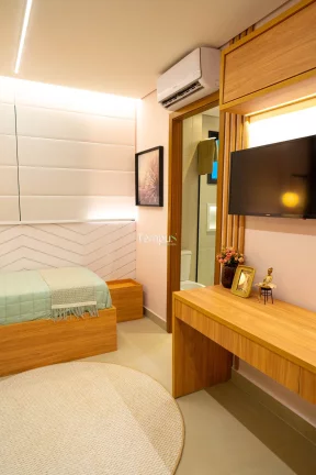 Imagem Lake House Residence - Apartamento Alto Padrão, Parque Amazonia, vista livre, andar alto, 3 Suítes