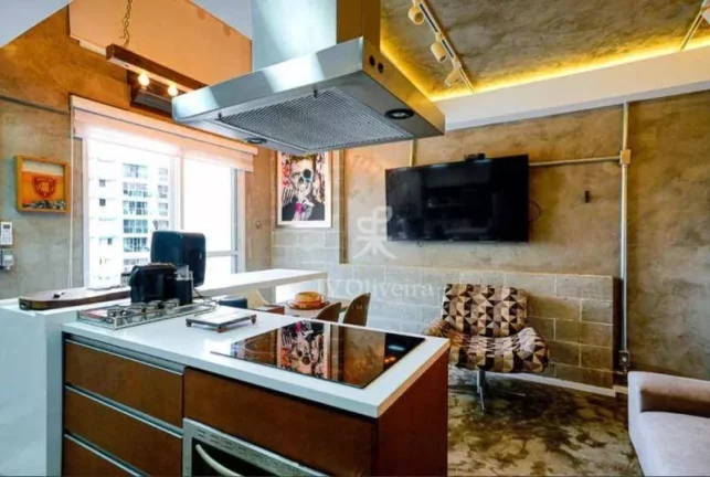 Imagem Apartamento Duplex com 1 dormitório à venda, 50 m²- Vila Andrade - São Paulo/SP