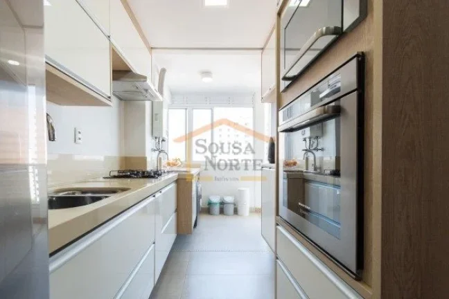 Imagem Apartamento de 88m² com 3 dormitórios, sendo 1 suite, 2 banheiros, 2 vagas e depósito. Possui sal...