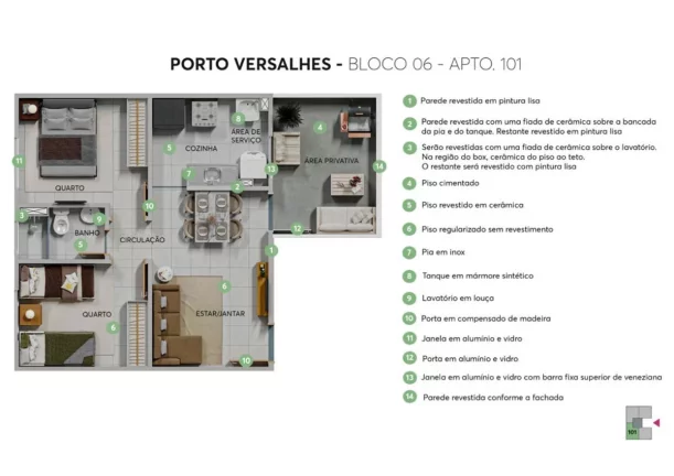 Imagem Apartamentos 2 dormitórios com opções de sacada com churrasqueira - Zona Norte - Sarandi