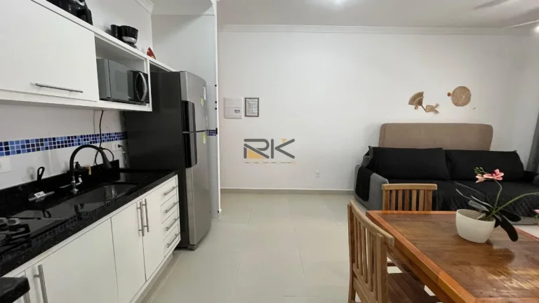 Imagem Apartamento à venda nas Toninhas com 1 dormitórios, varanda gourmet com churrasqueira e piscina