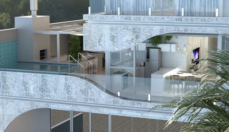 Imagem Apartamento com 3 dormitórios à venda sendo 3 suítes, 191.1 m² por - R$ 8.425.500,82 - Praia Brava - Itajaí/SC