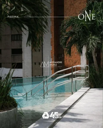 Imagem One Residencial, Beira Mar Fortaleza, Mucuripe. Andar Alto, 5 suítes.