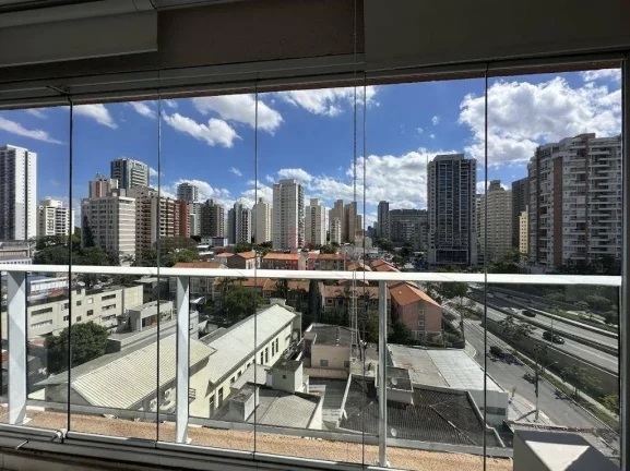 Imagem Studio Mobiliado no Campo Belo | Ao Lado do Metrô | Com Varanda e Home Office