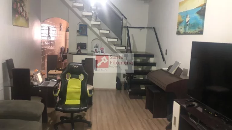 Imagem Sobrado para Venda em Santo André, Parque Oratório, 3 dormitórios, 1 suíte, 3 banheiros, 2 vagas