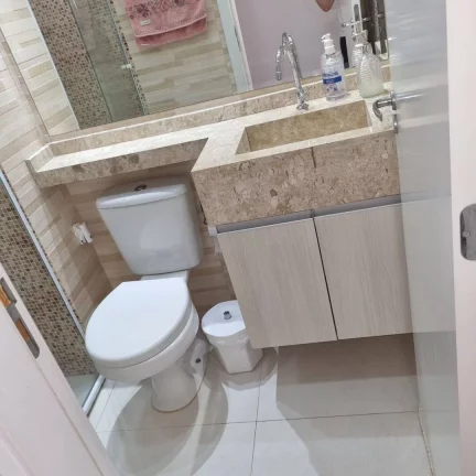 Imagem Apartamento com 3 dormitórios à venda, 57 m² por R$ 360.000 - Parque São Vicente - Mauá/SP