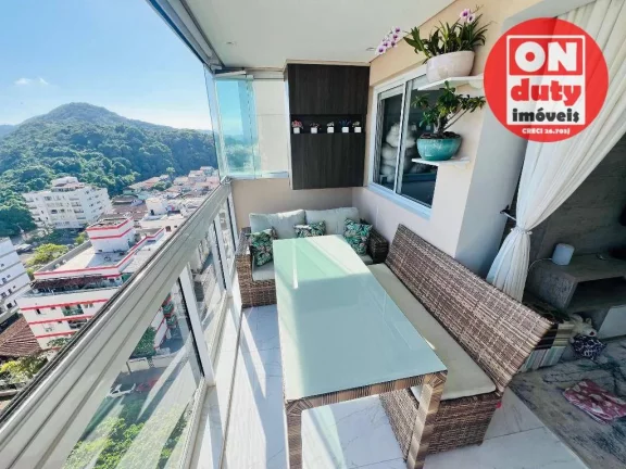 Imagem Apartamento com 2 dormitórios à venda, 96 m² por R$ 700.000 - Jardim Las Palmas - Guarujá/SP